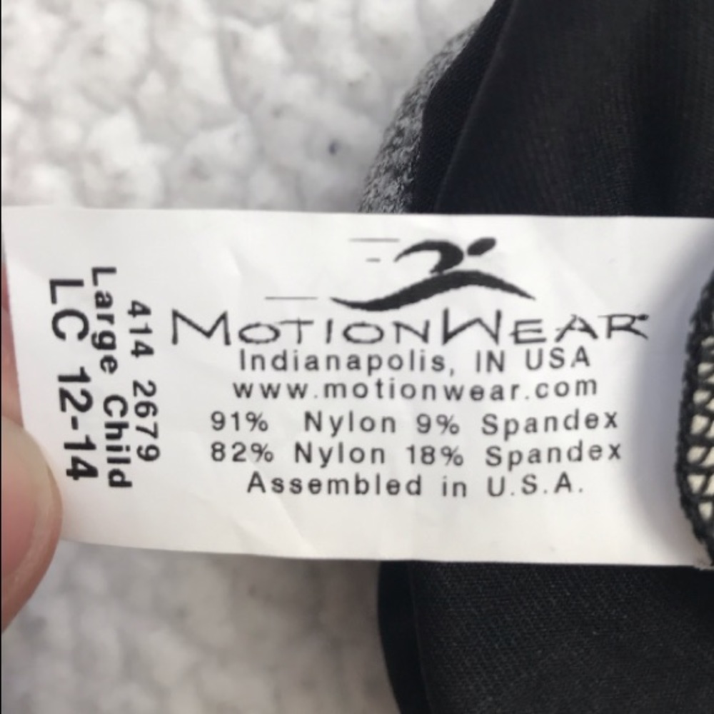 Motionwear Mesh Insert Leotard - Picture 3 of 3